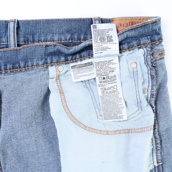 Levi's 505 Men's Regular Fit Straight Leg Jeans 42x32 Medium Wash Mexico - Picture 10 of 11